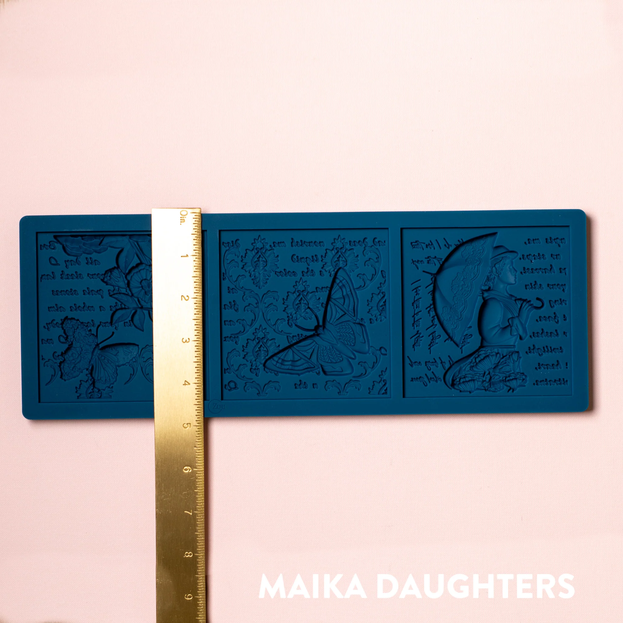 Zuri - Vintage Florals 2 Silicone Mold - Image 4