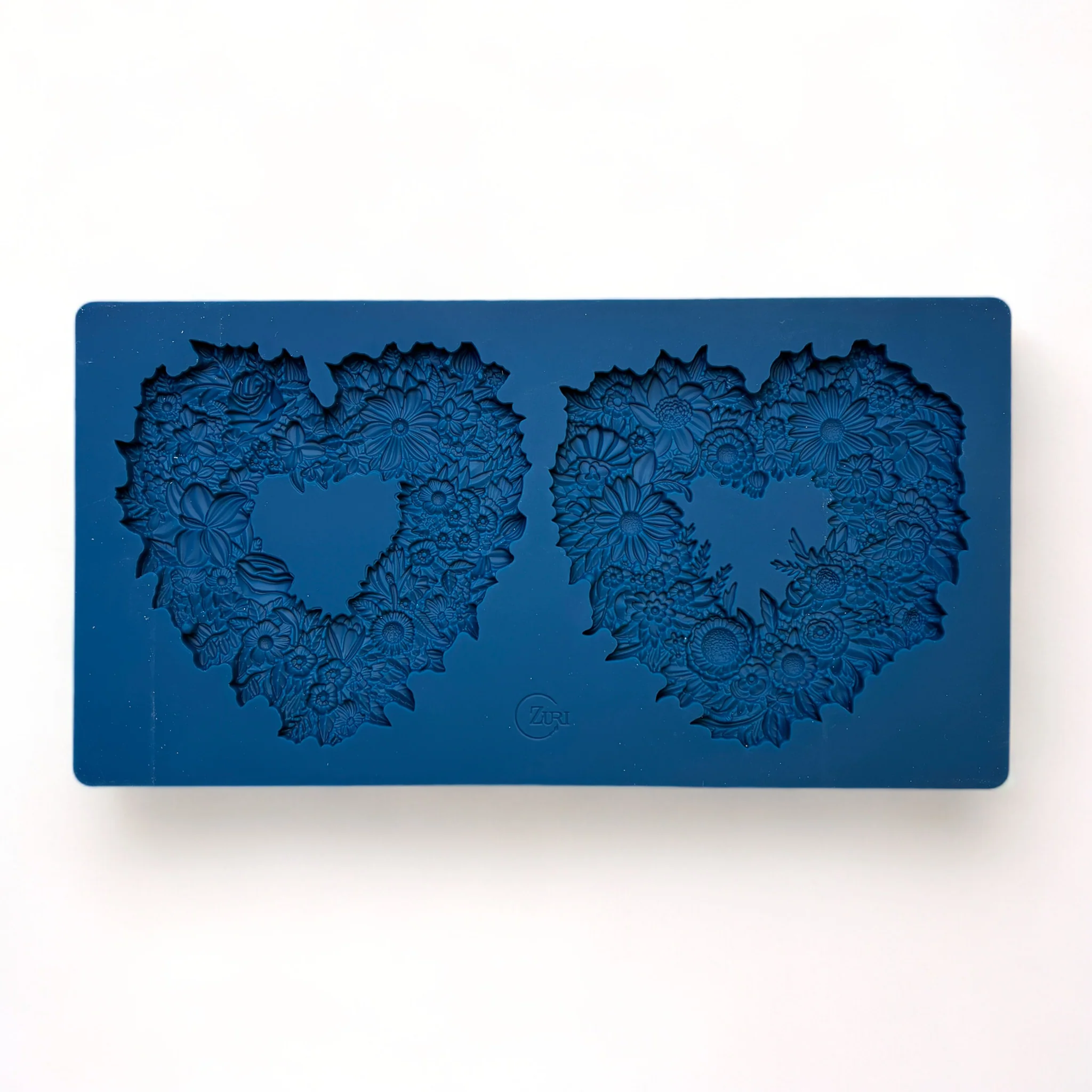 Zuri - Floral Lovehearts Silicone Mold - Image 4