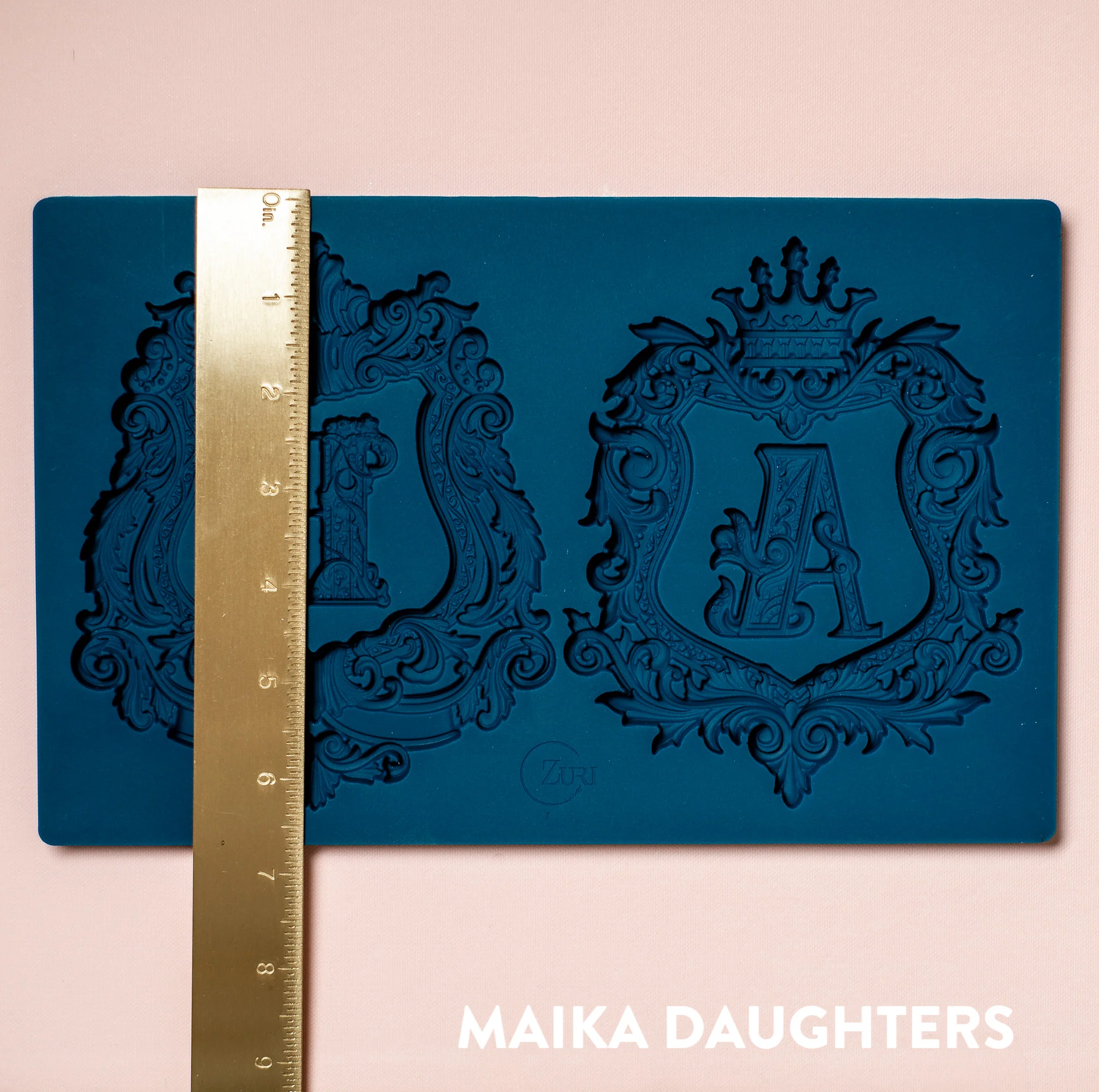 Zuri - Monogram A & B with Silicone Mold - Image 5